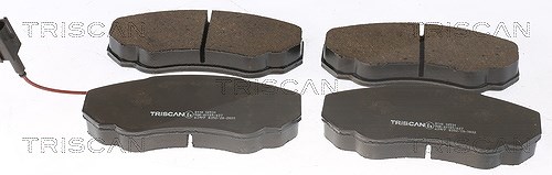 Triscan Bremsbelagsatz, Scheibenbremse [Hersteller-Nr. 811010531] für Fiat, Peugeot, Citroën