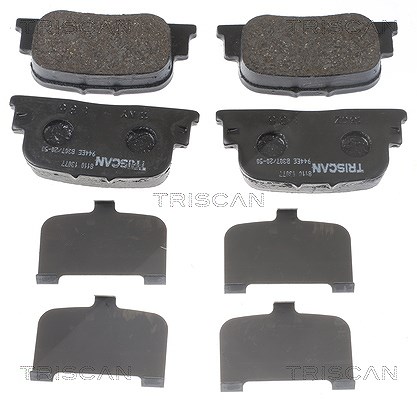 Triscan Bremsbelagsatz, Scheibenbremse [Hersteller-Nr. 811013077] für Toyota, Lexus