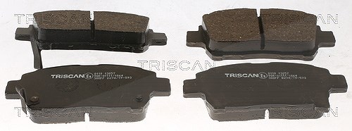 Triscan Bremsbelagsatz, Scheibenbremse [Hersteller-Nr. 811013057] für Toyota