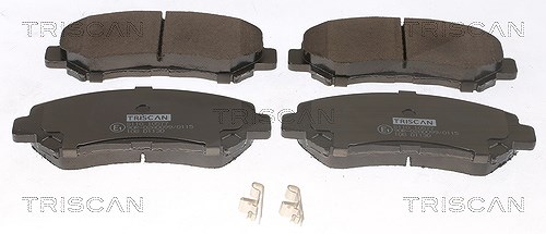 Triscan Bremsbelagsatz, Scheibenbremse [Hersteller-Nr. 811010577] für Nissan, Suzuki