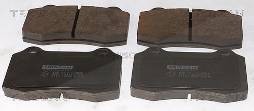 Triscan Bremsbelagsatz, Scheibenbremse [Hersteller-Nr. 811010555] für Citroën, Volvo, Jaguar, Daimler, Peugeot, Ds, Seat