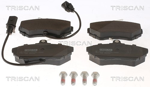 Triscan Bremsbeläge mit VWK vorn (Satz) [Hersteller-Nr. 811029030] für Seat, VW, Audi