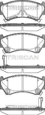 Triscan Bremsbelagsatz, Scheibenbremse [Hersteller-Nr. 811014008] für Nissan