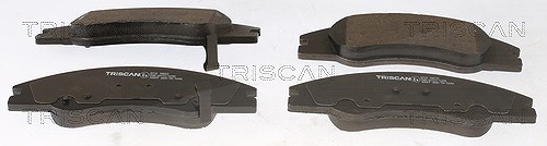 Triscan Bremsbelagsatz, Scheibenbremse [Hersteller-Nr. 811018022] für Kia