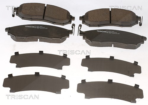 Triscan Bremsbelagsatz, Scheibenbremse [Hersteller-Nr. 811014047] für Renault, Nissan, Infiniti