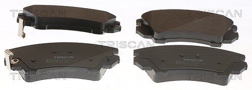 Triscan Bremsbeläge vorne (Satz) [Hersteller-Nr. 811024035] für Chevrolet, Saab, Vauxhall, Opel