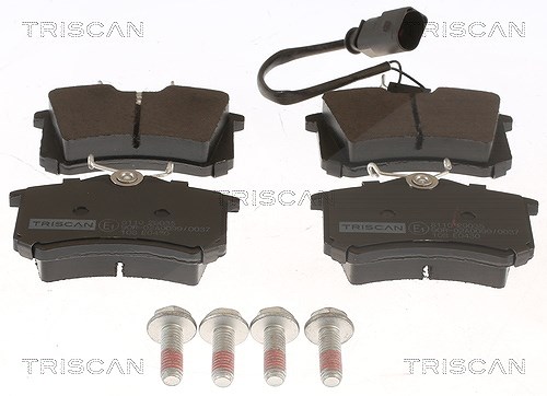 Triscan Bremsbelagsatz, Scheibenbremse [Hersteller-Nr. 811029035] für Seat, VW, Ford, Audi
