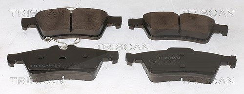 Triscan Bremsbeläge hinten (Satz) [Hersteller-Nr. 811010570] für Chevrolet, Mazda, Opel, Ford, Jaguar, Vauxhall, Renault, Citroën, Daimler, Saab, Cadi