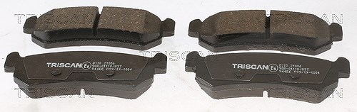 Triscan Bremsbeläge hinten (Satz) [Hersteller-Nr. 811021006] für Daewoo, Chevrolet