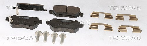 Triscan Bremsbelagsatz, Scheibenbremse [Hersteller-Nr. 811024019] für Opel, Chevrolet, Vauxhall, Kia