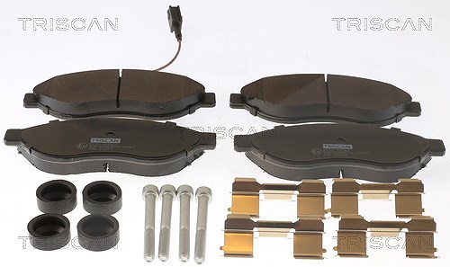 Triscan Bremsbeläge vorne (Satz) [Hersteller-Nr. 811010562] für Citroën, Peugeot, Fiat