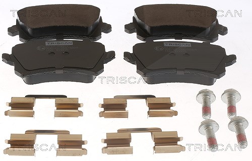 Triscan Bremsbelagsatz, Scheibenbremse [Hersteller-Nr. 811029077] für Audi, Seat, VW