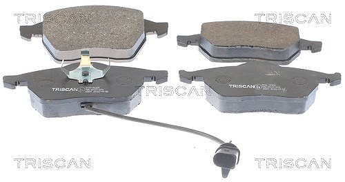 Triscan Bremsbeläge vorn (Satz) mit VWK [Hersteller-Nr. 811010524] für Ford, VW, Seat