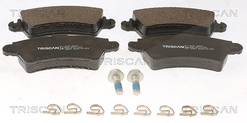 Triscan Bremsbelagsatz, Scheibenbremse [Hersteller-Nr. 811028031] für Peugeot