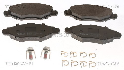 Triscan Bremsbelagsatz, Scheibenbremse [Hersteller-Nr. 811028025] für Peugeot