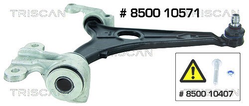 Triscan Lenker, Radaufhängung [Hersteller-Nr. 850010571] für Fiat, Citroën, Peugeot, Lancia, Toyota
