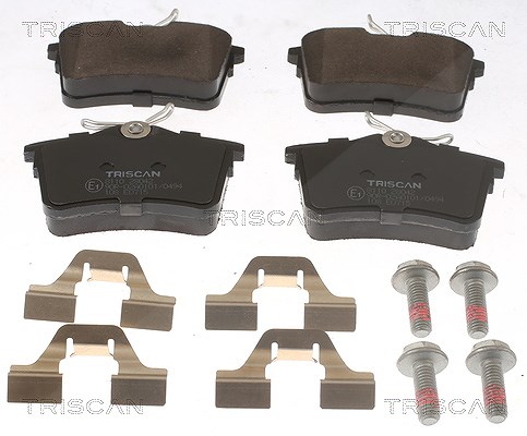 Triscan Bremsbelagsatz, Scheibenbremse [Hersteller-Nr. 811028042] für Peugeot, Citroën