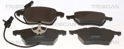 Triscan Bremsbeläge mit VWK vorn (Satz) [Hersteller-Nr. 811029016] für Audi, VW, Skoda, Seat