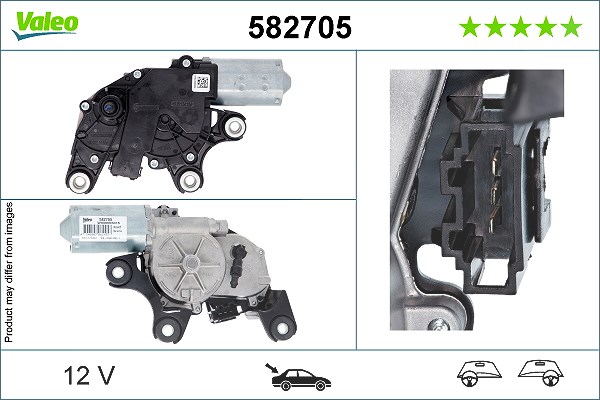 Valeo Wischermotor [Hersteller-Nr. 582705] für Mercedes-Benz