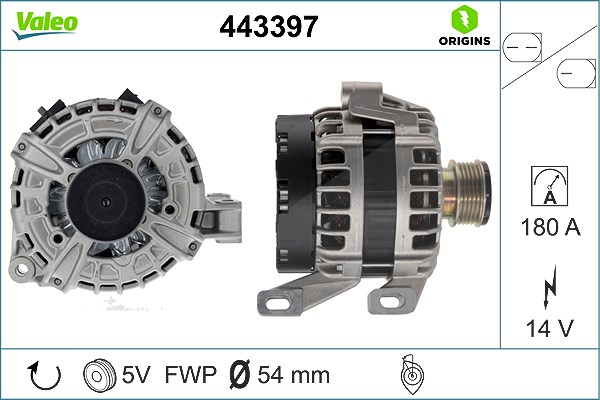 Valeo Generator [Hersteller-Nr. 443397] für Volvo