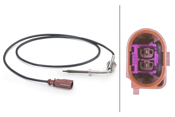 Hella Sensor, Abgastemperatur [Hersteller-Nr. 6PT014494-271] für Audi, VW