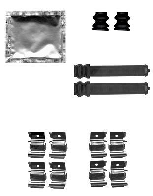 Hella Zubehörsatz, Scheibenbremsbelag [Hersteller-Nr. 8DZ355205-251] für Mitsubishi