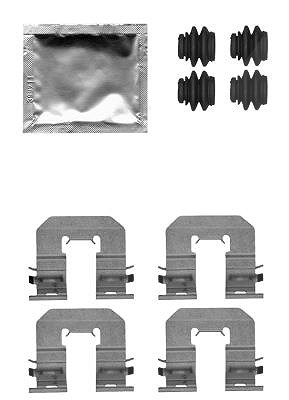 Hella Zubehörsatz, Scheibenbremsbelag [Hersteller-Nr. 8DZ355205-241] für Kia, Hyundai