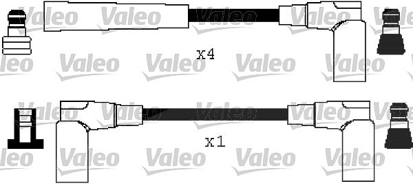 Valeo Zündleitungssatz [Hersteller-Nr. 346390] für Mercedes-Benz