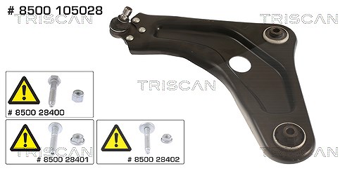 Triscan Lenker, Radaufhängung [Hersteller-Nr. 8500105028] für Vauxhall, Opel, Citroën