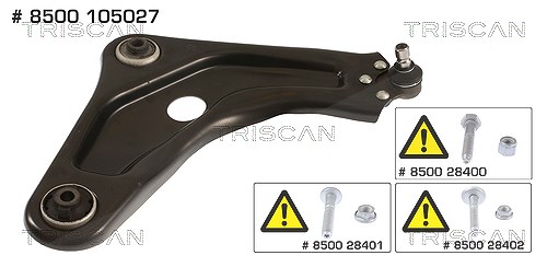 Triscan Lenker, Radaufhängung [Hersteller-Nr. 8500105027] für Opel, Citroën, Vauxhall