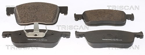 Triscan Bremsbelagsatz, Scheibenbremse [Hersteller-Nr. 811010121] für Peugeot, Toyota, Vauxhall, Opel, Citroën