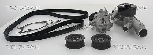 Triscan Wasserpumpe + Keilrippenriemensatz [Hersteller-Nr. 8642230502] für Mercedes-Benz