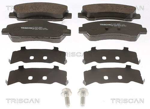 Triscan Bremsbelagsatz, Scheibenbremse [Hersteller-Nr. 811028062] für Citroën, Peugeot