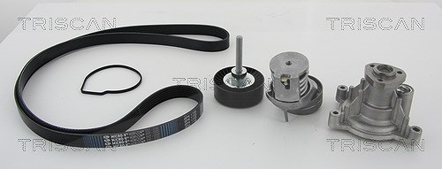 Triscan Wasserpumpe + Keilrippenriemensatz [Hersteller-Nr. 8642290500] für VW, Seat, Skoda, Audi