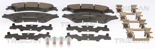 Triscan Bremsbelagsatz, Scheibenbremse [Hersteller-Nr. 811080558] für Ford