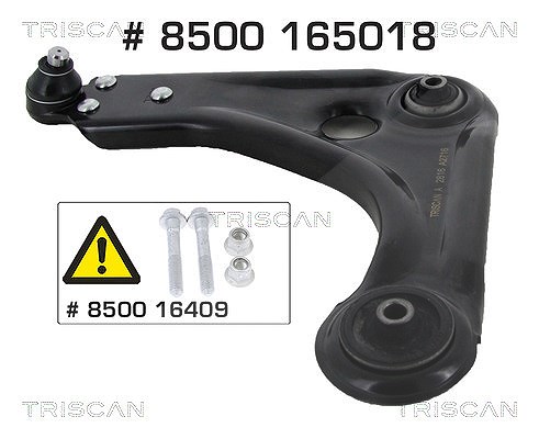 Triscan Lenker, Radaufhängung [Hersteller-Nr. 8500165018] für Ford