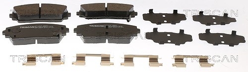 Triscan Bremsbelagsatz, Scheibenbremse [Hersteller-Nr. 811018029] für Kia