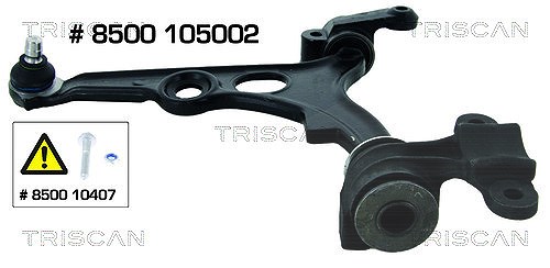 Triscan Lenker, Radaufhängung [Hersteller-Nr. 8500105002] für Fiat, Peugeot, Citroën