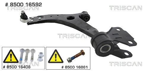 Triscan Lenker, Radaufhängung [Hersteller-Nr. 850016592] für Ford
