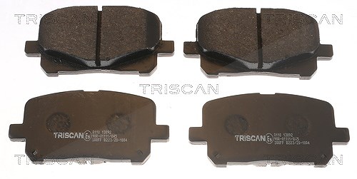 Triscan Bremsbelagsatz, Scheibenbremse [Hersteller-Nr. 811013092] für Toyota