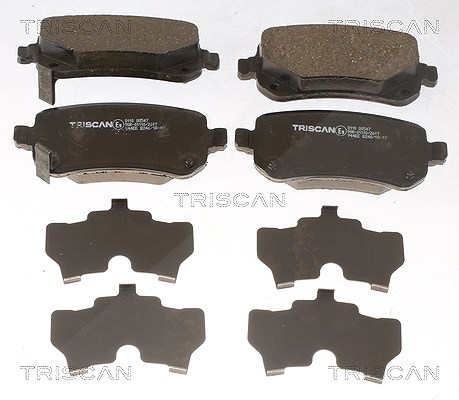 Triscan Bremsbeläge hinten (Satz) [Hersteller-Nr. 811080547] für Fiat, Dodge, Chrysler