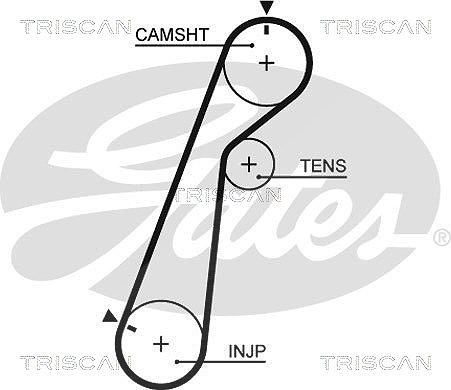 Triscan Zahnriemensatz [Hersteller-Nr. 864710071] für Ford, Mazda