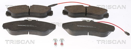 Triscan Bremsbelagsatz, Scheibenbremse [Hersteller-Nr. 811010021] für Peugeot, Citroën, Fiat