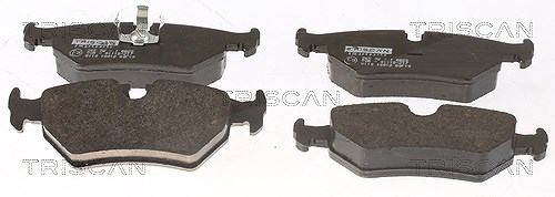 Triscan Bremsbelagsatz, Scheibenbremse [Hersteller-Nr. 811010012] für Daimler, Jaguar