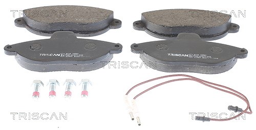 Triscan Bremsbelagsatz, Scheibenbremse [Hersteller-Nr. 811010501] für Citroën, Peugeot, Fiat