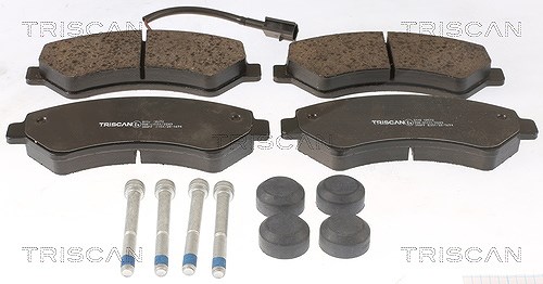 Triscan Bremsbelagsatz, Scheibenbremse [Hersteller-Nr. 811010572] für Citroën, Peugeot, Fiat