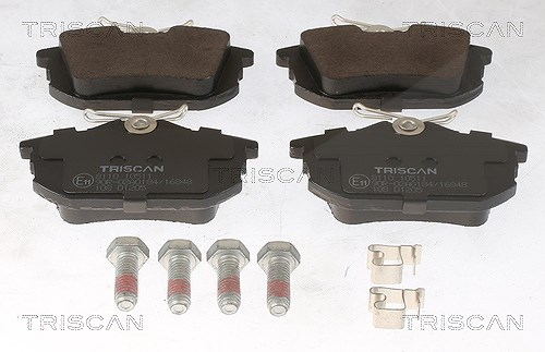 Triscan Bremsbelagsatz, Scheibenbremse [Hersteller-Nr. 811010511] für Smart, Mitsubishi, Volvo