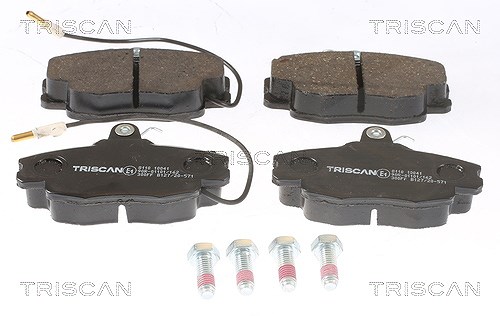 Triscan Bremsbelagsatz, Scheibenbremse [Hersteller-Nr. 811010041] für Renault, Peugeot