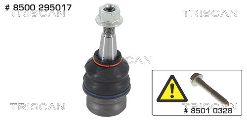 TRISCAN Trag-/Führungsgelenk 8500 295017 für Audi - Bild 4