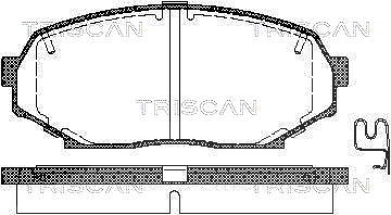 Triscan Bremsbelagsatz, Scheibenbremse [Hersteller-Nr. 811050016] für Mazda